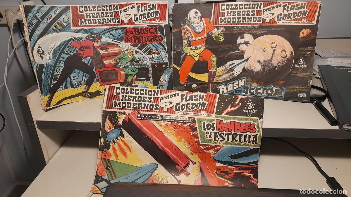 Tebeos: 8 COMICS DE FLASH GORDON ( COLECCION HEROES MODERNOS ) EDITADOS EN 1958 - Foto 1