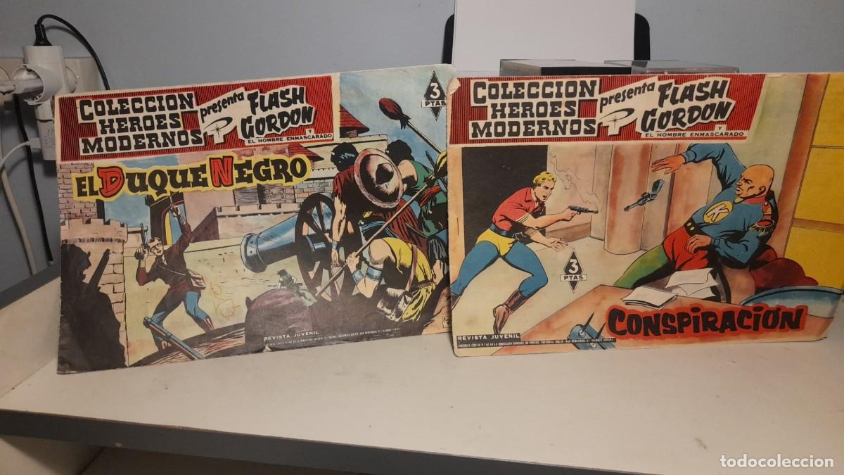 Tebeos: 8 COMICS DE FLASH GORDON ( COLECCION HEROES MODERNOS ) EDITADOS EN 1958 - Foto 3