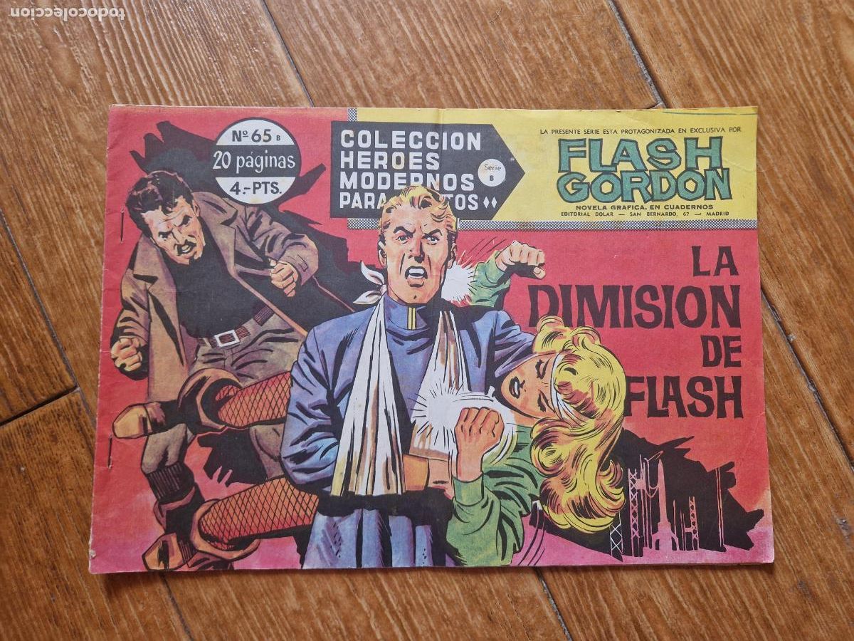 Tebeos: FLASH GORDON HEROES MODERNOS DOLAR SERIE B N&ordm; 65 - Foto 1