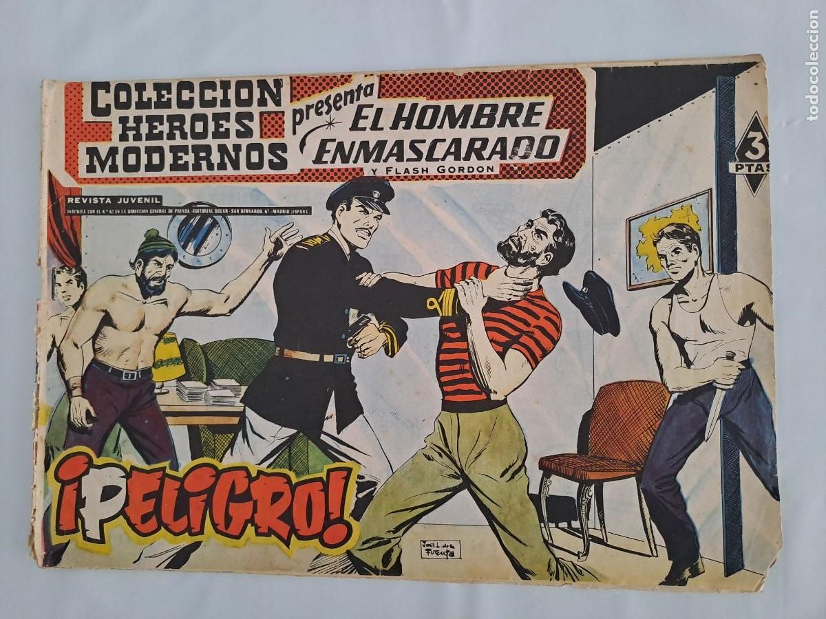Tebeos: El hombre enmascarado y Flash Gordon 54, D&oacute;lar - Foto 1