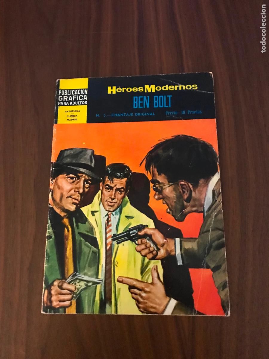 Tebeos: HEROES MODERNOS N&ordm; 5 II &Eacute;POCA , CON BEN BOLT , EDITORIAL D&Oacute;LAR - Foto 1