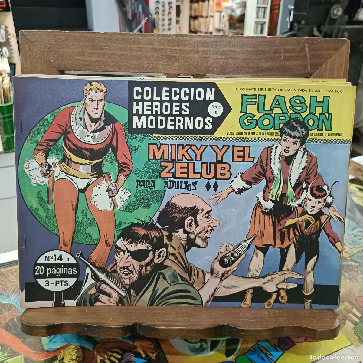 Tebeos: Colecci&oacute;n H&eacute;roes Modernos - Flash Gordon - Serie B, N&ordm; 14 - Ed. Dolar - Foto 1