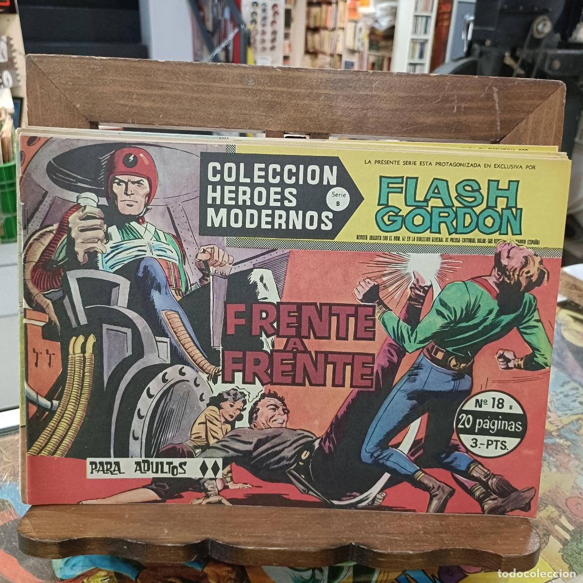 Tebeos: Colecci&oacute;n H&eacute;roes Modernos - Flash Gordon - Serie B, N&ordm; 18 - Ed. Dolar - Foto 1