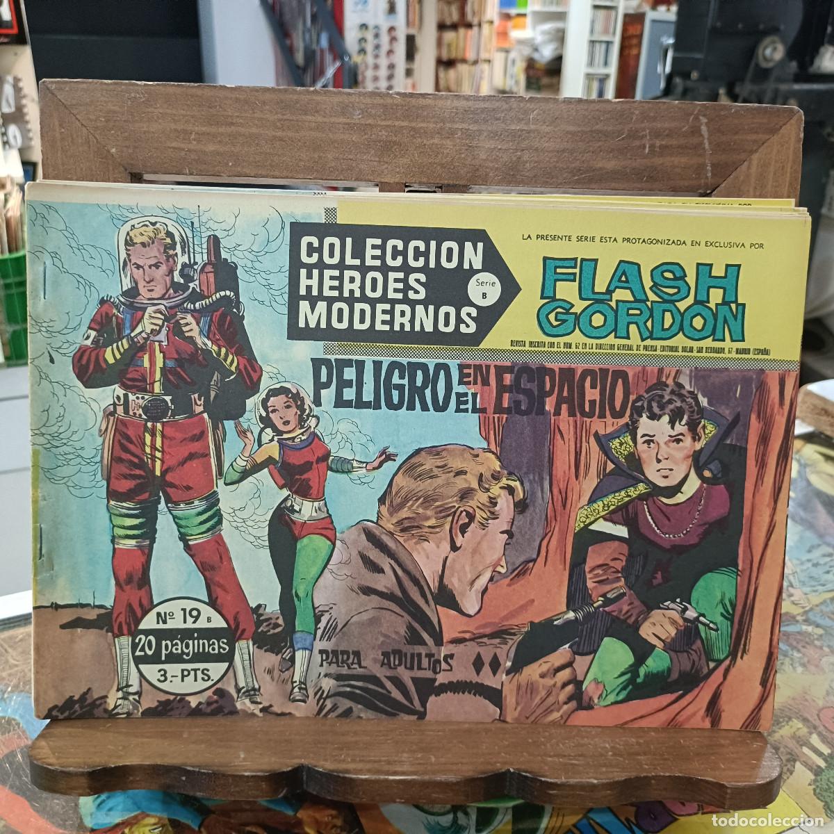 Tebeos: Colecci&oacute;n H&eacute;roes Modernos - Flash Gordon - Serie B, N&ordm; 19 - Ed. Dolar - Foto 1