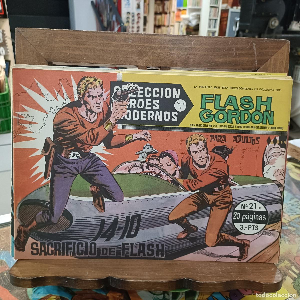 Tebeos: Colecci&oacute;n H&eacute;roes Modernos - Flash Gordon - Serie B, N&ordm; 21 - Ed. Dolar - Foto 1