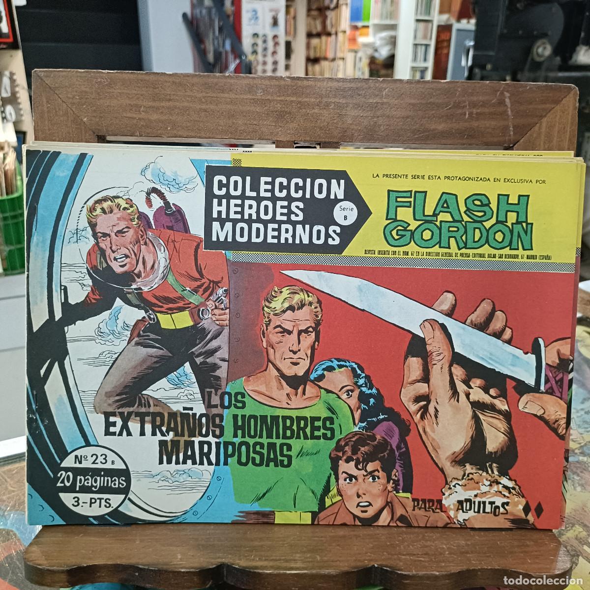 Tebeos: Colecci&oacute;n H&eacute;roes Modernos - Flash Gordon - Serie B, N&ordm; 23 - Ed. Dolar - Foto 1
