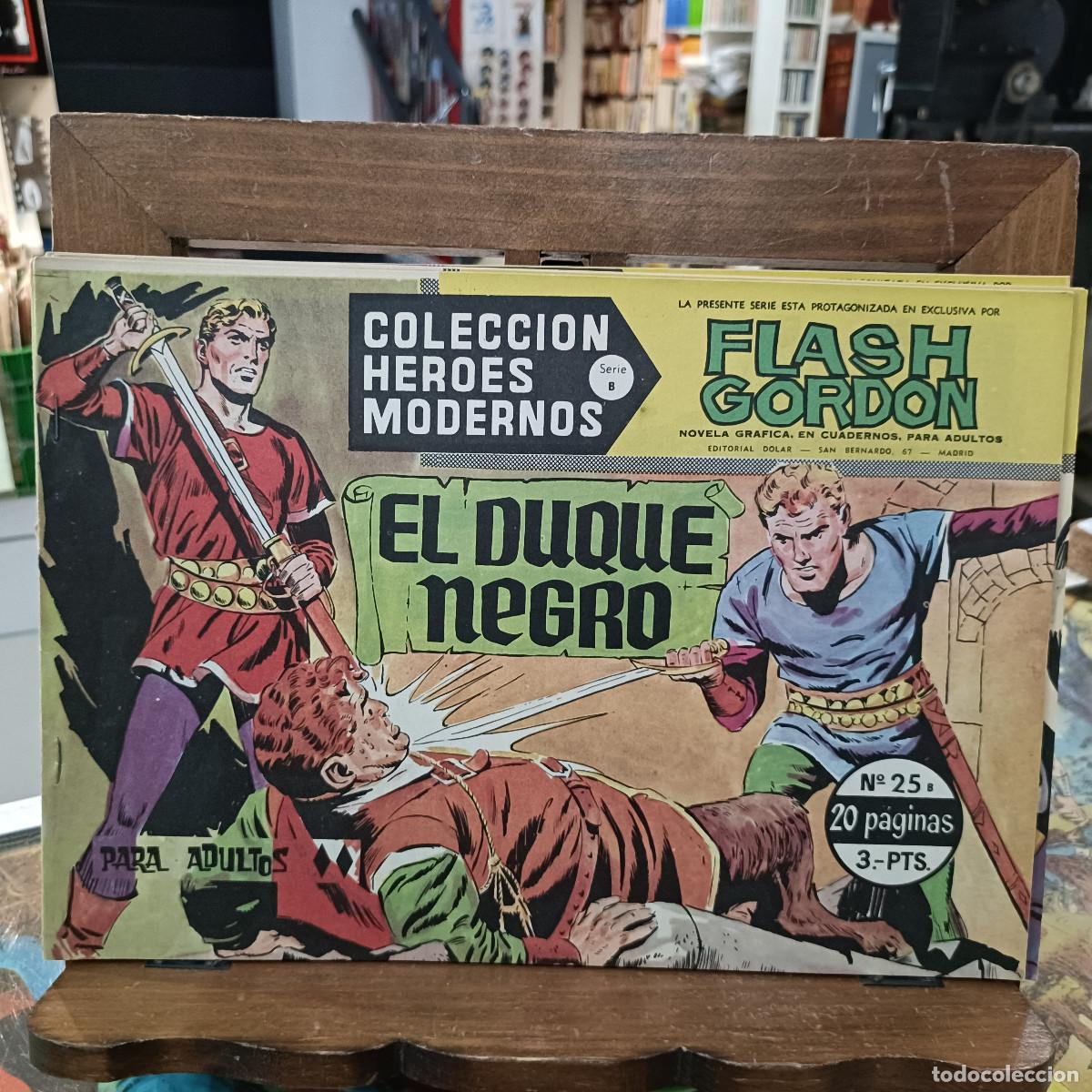 Tebeos: Colecci&oacute;n H&eacute;roes Modernos - Flash Gordon - Serie B, N&ordm; 25 - Ed. Dolar - Foto 1