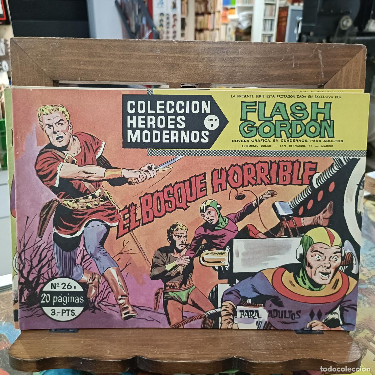 Tebeos: Colecci&oacute;n H&eacute;roes Modernos - Flash Gordon - Serie B, N&ordm; 26 - Ed. Dolar - Foto 1