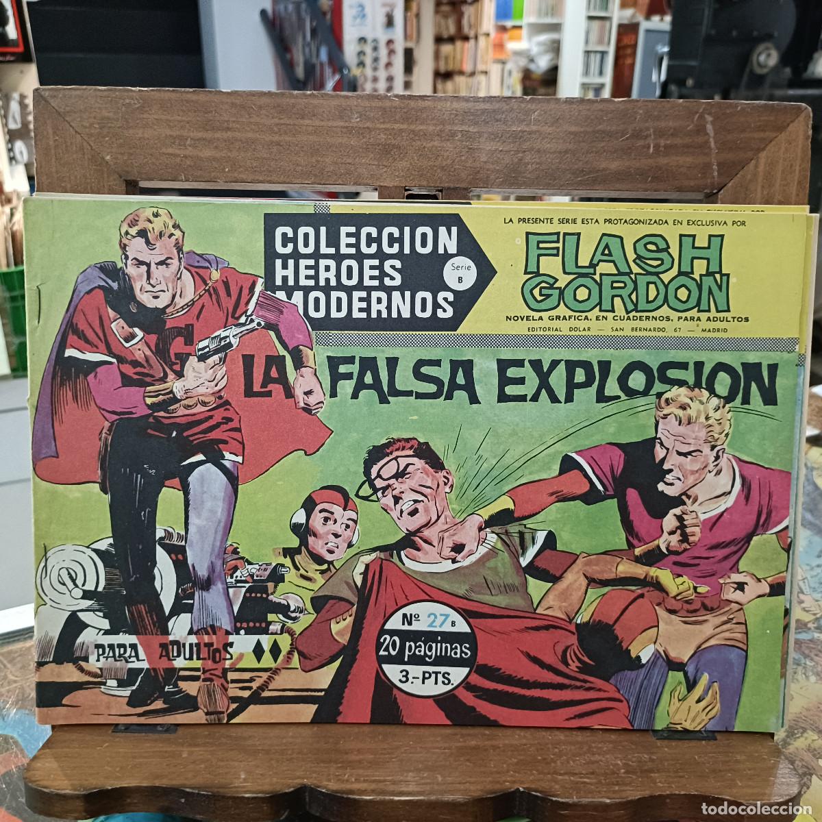 Tebeos: Colecci&oacute;n H&eacute;roes Modernos - Flash Gordon - Serie B, N&ordm; 27 - Ed. Dolar - Foto 1