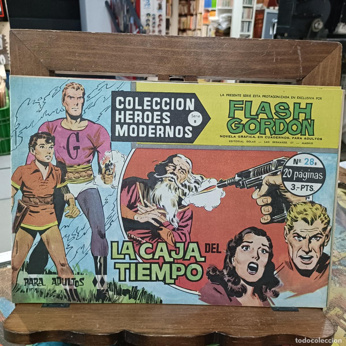 Tebeos: Colecci&oacute;n H&eacute;roes Modernos - Flash Gordon - Serie B, N&ordm; 28 - Ed. Dolar - Foto 1