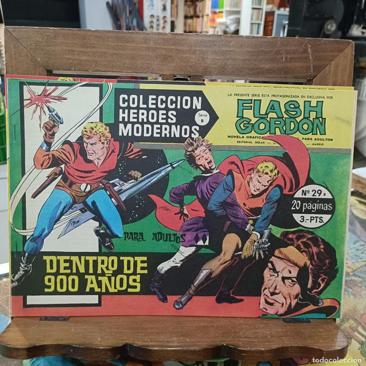 Tebeos: Colecci&oacute;n H&eacute;roes Modernos - Flash Gordon - Serie B, N&ordm; 29 - Ed. Dolar - Foto 1