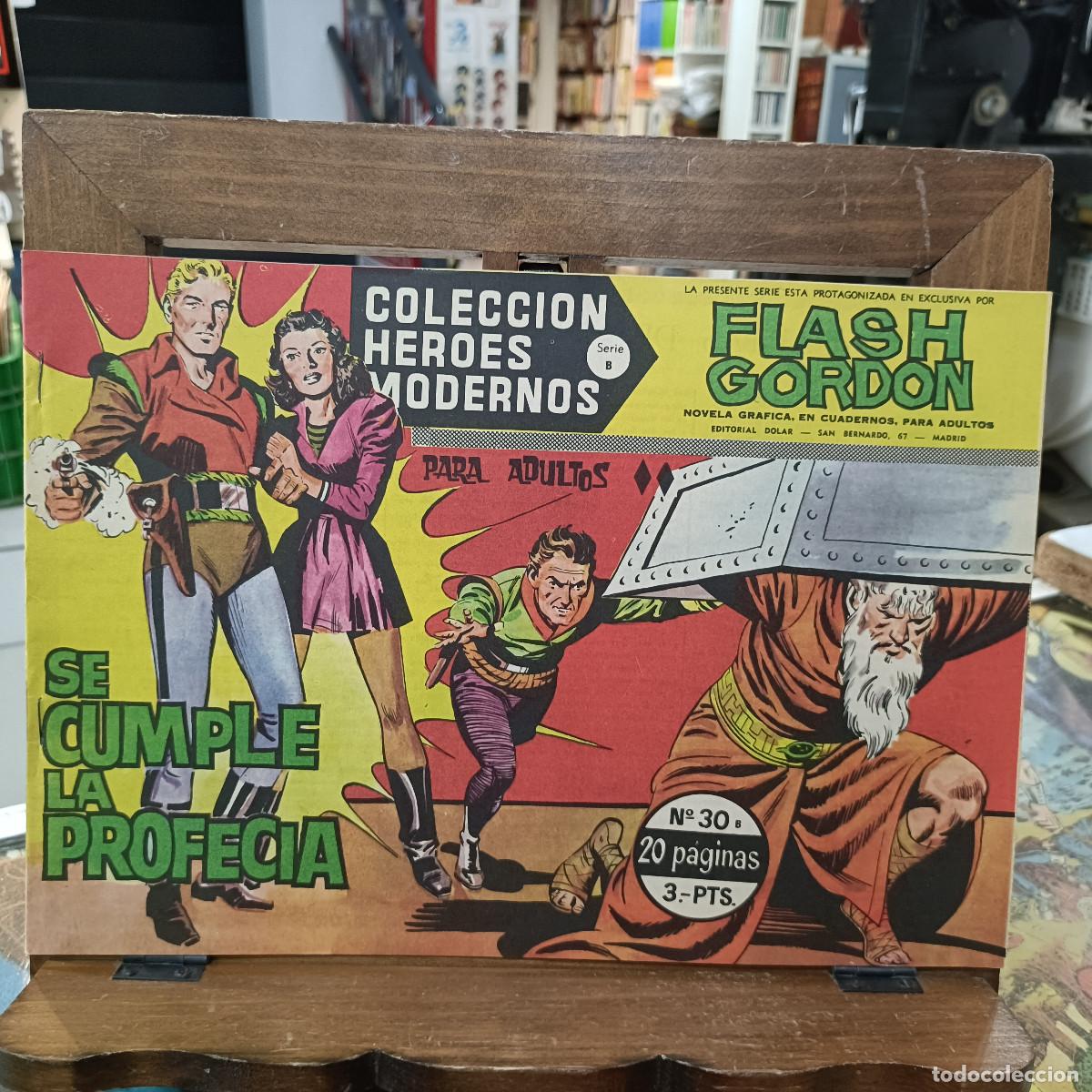 Tebeos: Colecci&oacute;n H&eacute;roes Modernos - Flash Gordon - Serie B, N&ordm; 30 - Ed. Dolar - Foto 1