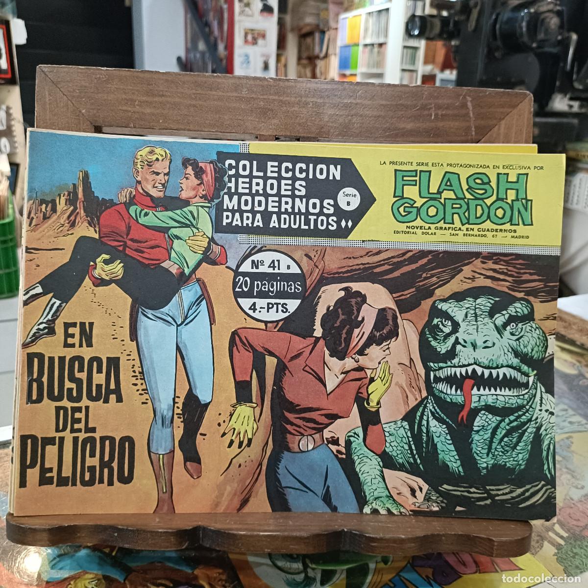 Tebeos: Colecci&oacute;n H&eacute;roes Modernos - Flash Gordon - Serie B, N&ordm; 41 - Ed. Dolar - Foto 1