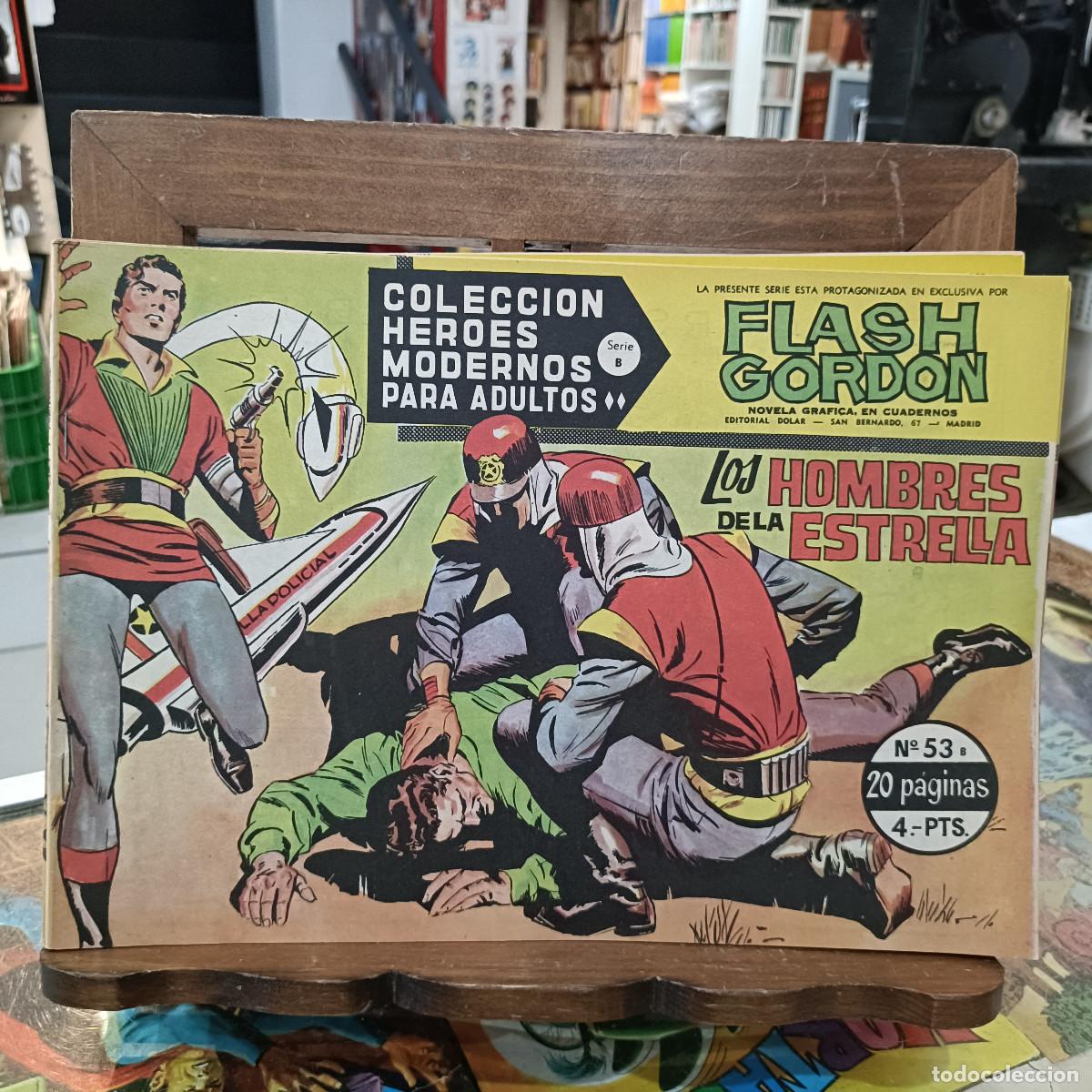 Tebeos: Colecci&oacute;n H&eacute;roes Modernos - Flash Gordon - Serie B, N&ordm; 53 - Ed. Dolar - Foto 1