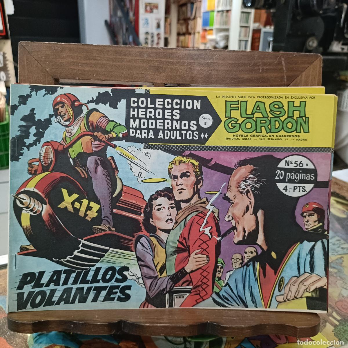 Tebeos: Colecci&oacute;n H&eacute;roes Modernos - Flash Gordon - Serie B, N&ordm; 56 - Ed. Dolar - Foto 1