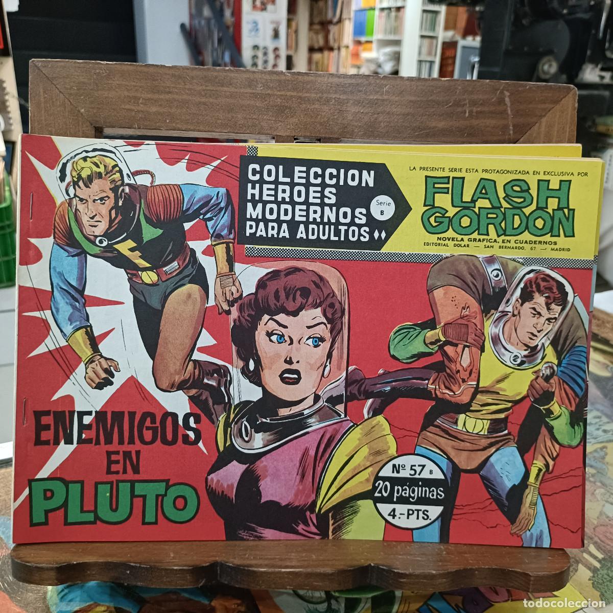 Tebeos: Colecci&oacute;n H&eacute;roes Modernos - Flash Gordon - Serie B, N&ordm; 57 - Ed. Dolar - Foto 1
