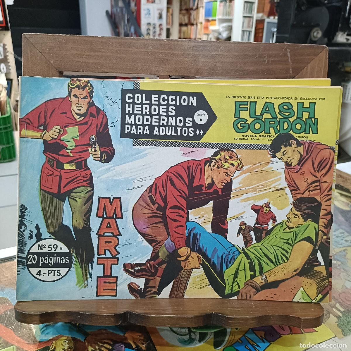 Tebeos: Colecci&oacute;n H&eacute;roes Modernos - Flash Gordon - Serie B, N&ordm; 59 - Ed. Dolar - Foto 1