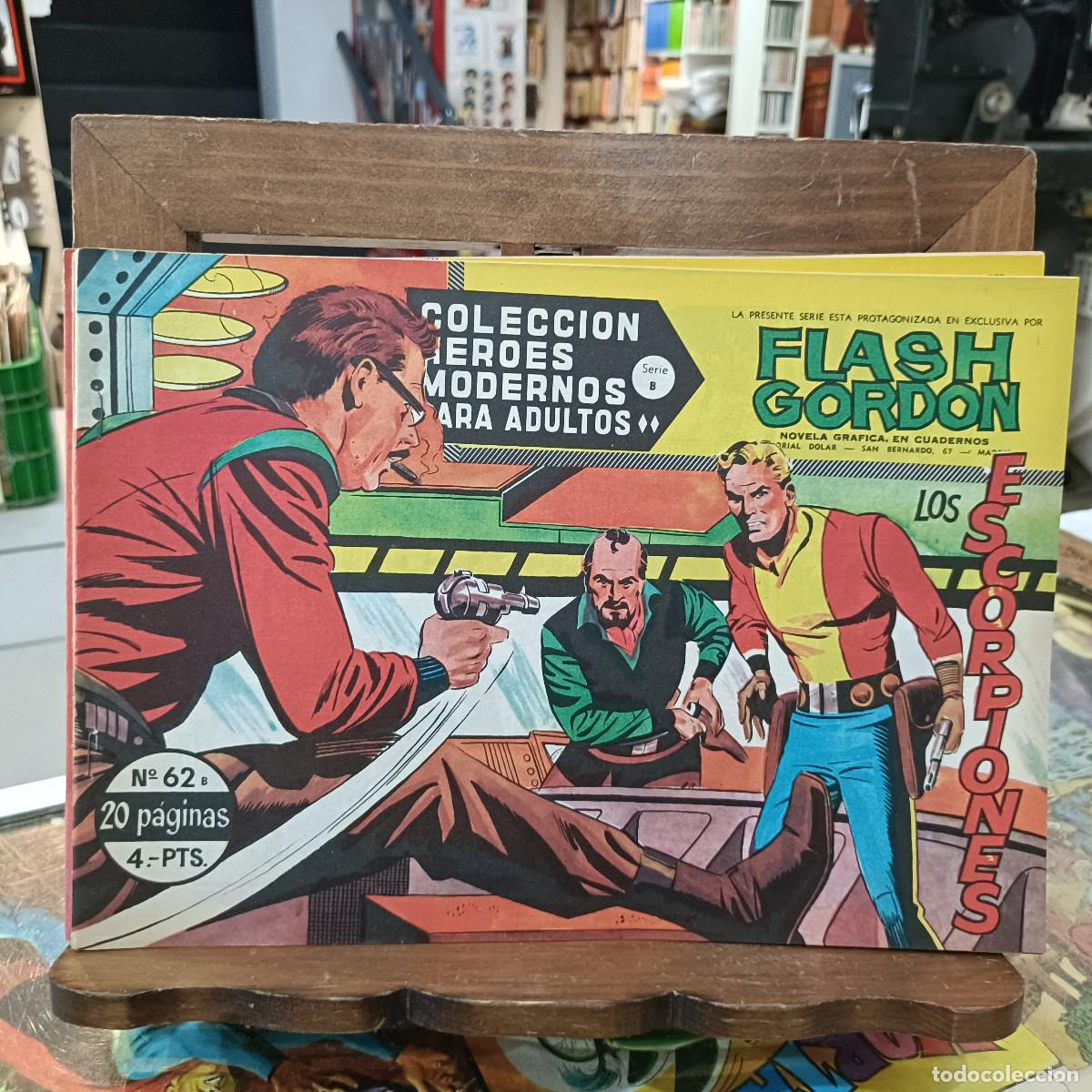 Tebeos: Colecci&oacute;n H&eacute;roes Modernos - Flash Gordon - Serie B, N&ordm; 62 - Ed. Dolar - Foto 1