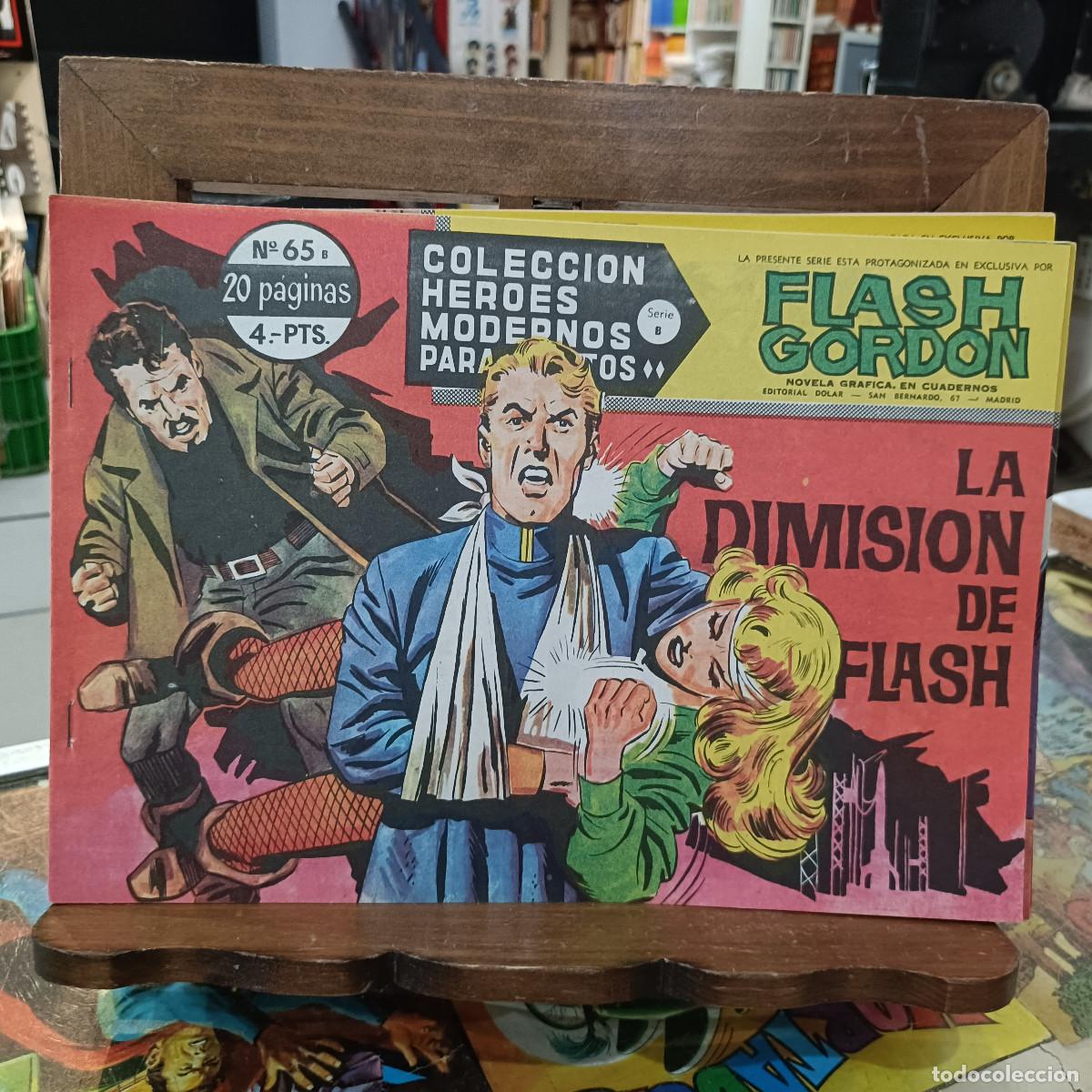 Tebeos: Colecci&oacute;n H&eacute;roes Modernos - Flash Gordon - Serie B, N&ordm; 65 - Ed. Dolar - Foto 1
