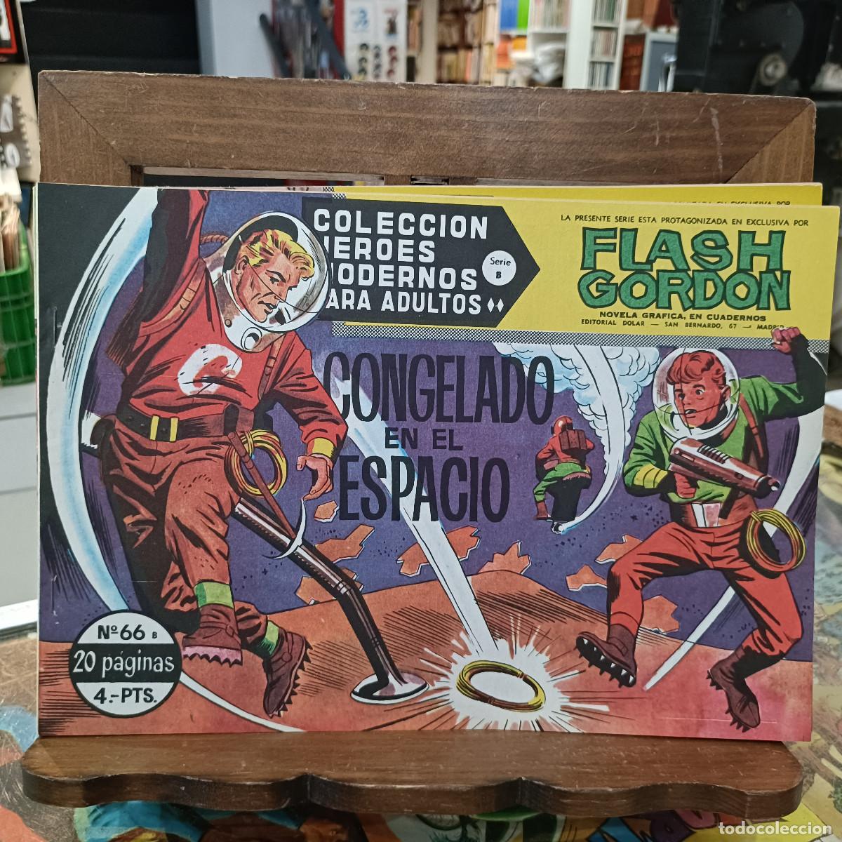 Tebeos: Colecci&oacute;n H&eacute;roes Modernos - Flash Gordon - Serie B, N&ordm; 66 - Ed. Dolar - Foto 1