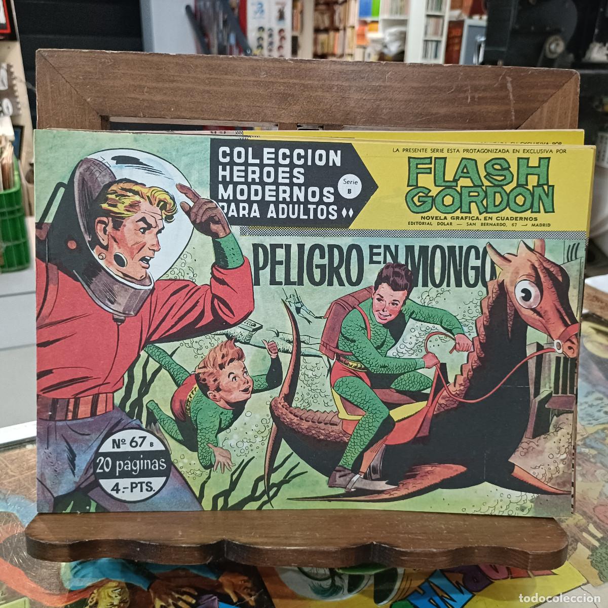 Tebeos: Colecci&oacute;n H&eacute;roes Modernos - Flash Gordon - Serie B, N&ordm; 67 - Ed. Dolar - Foto 1