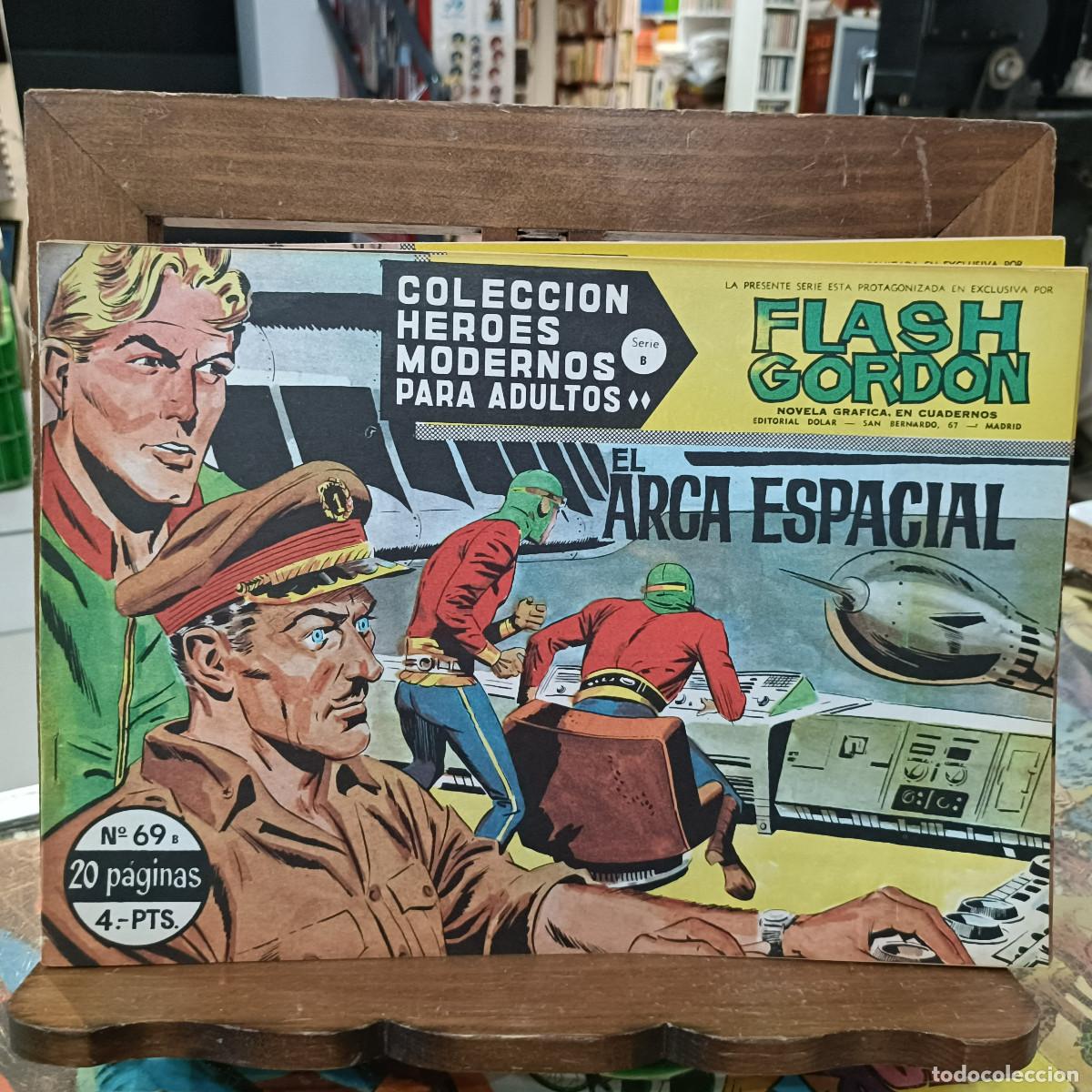 Tebeos: Colecci&oacute;n H&eacute;roes Modernos - Flash Gordon - Serie B, N&ordm; 69 - Ed. Dolar - Foto 1