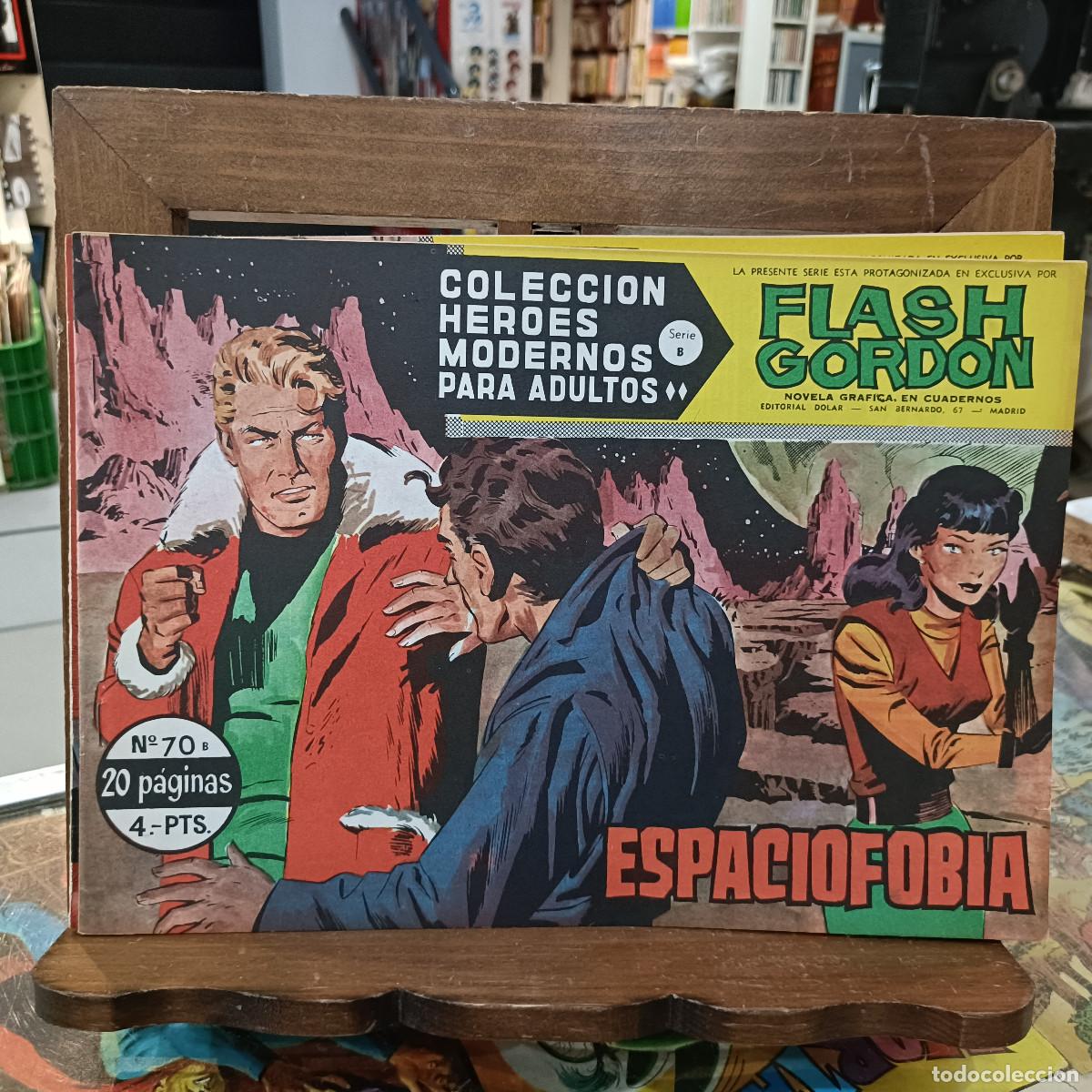Tebeos: Colecci&oacute;n H&eacute;roes Modernos - Flash Gordon - Serie B, N&ordm; 70 - Ed. Dolar - Foto 1