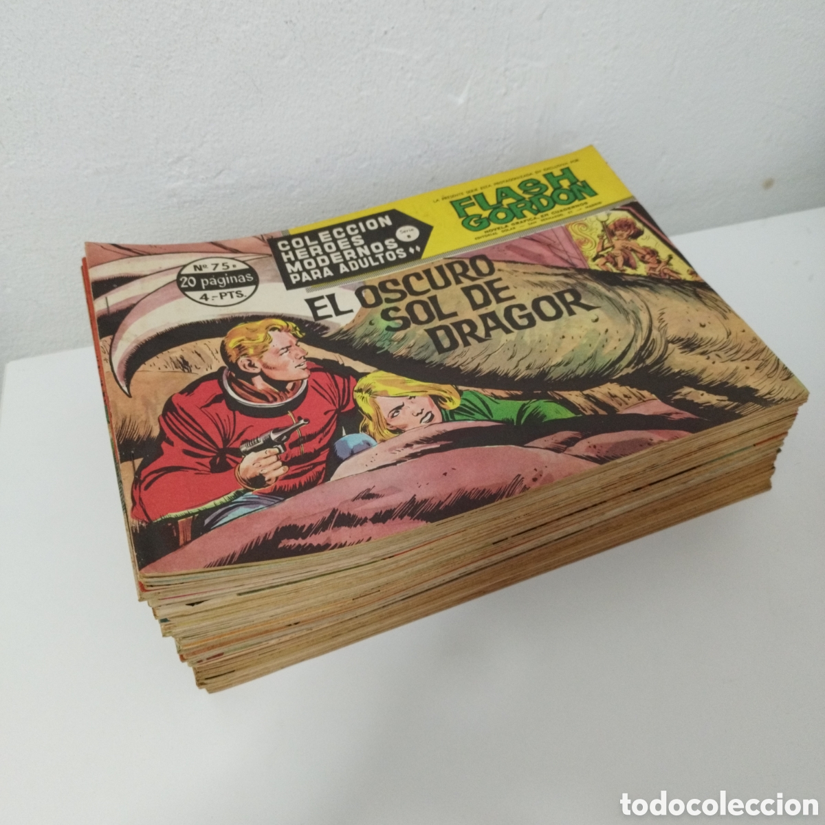 Tebeos: HEROES MODERNOS / SERIE B / COMPLETA / NUMEROS 1 AL 75 / FLASH GORDON / 1964