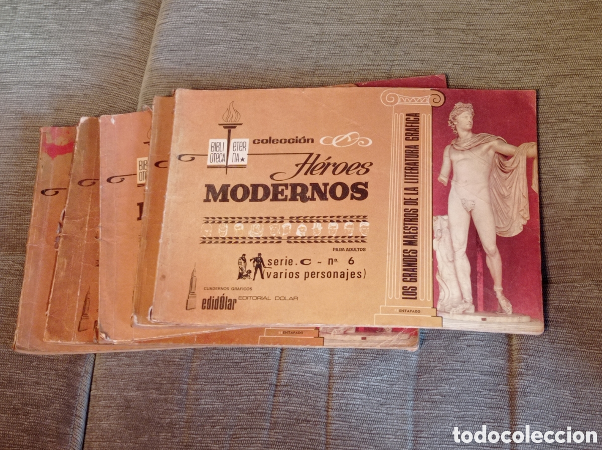 Tebeos: Lote 5 n&uacute;meros Colecci&oacute;n H&eacute;roes Modernos - Foto 1
