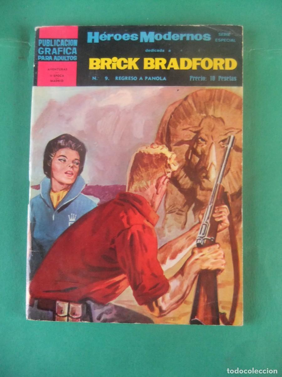 Tebeos: HEROES MODERNOS SERIE BRICK BRADFORD N&ordm; 9 DOLAR - Foto 1