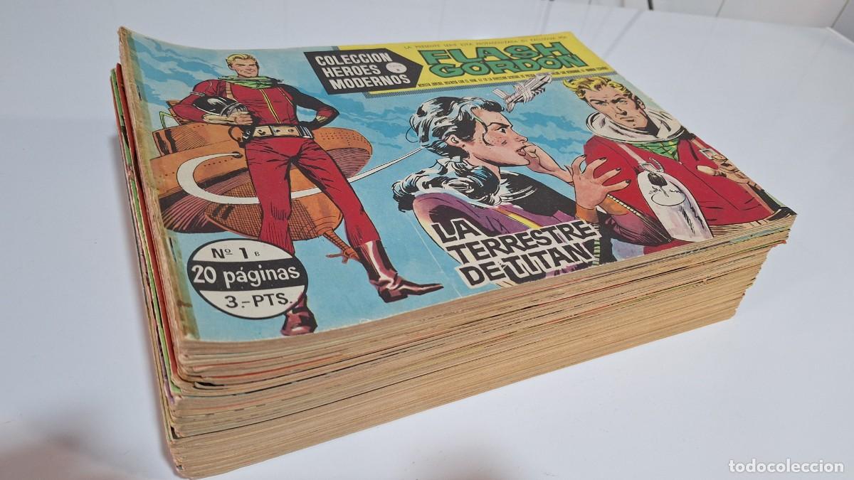Tebeos: Heroes Modernos Flash Gordon completa 75 num - Foto 1