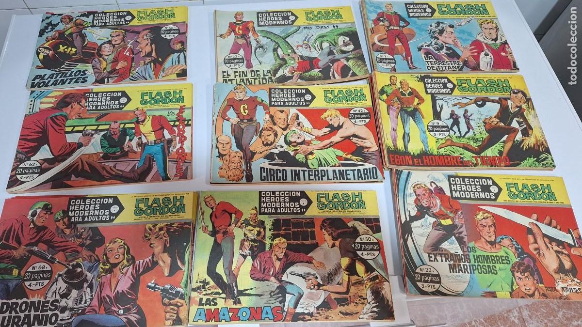 Tebeos: Heroes Modernos Flash Gordon completa 75 num - Foto 2