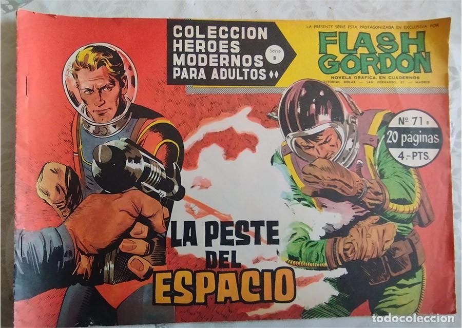 Tebeos: FLASH GORDON SERIE B N.&ordm; 71 LA PESTE DEL ESPACIO Ed. D&Oacute;LAR COL. HEROES MODERNOS - Foto 1