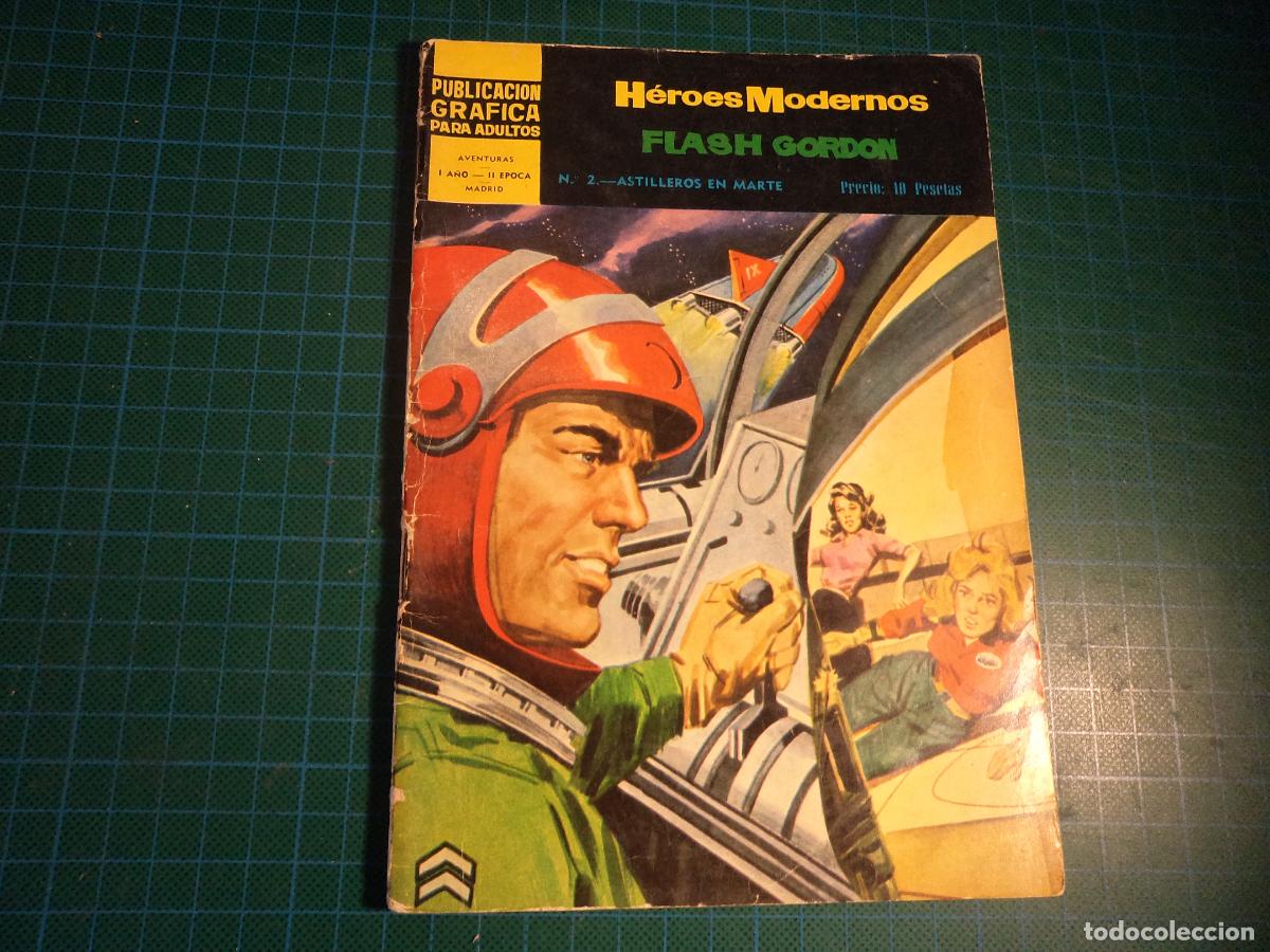 Tebeos: Heroes Modernos. N&ordm; 2. Flash Gordon. Dolar. II Epoca. - Foto 1