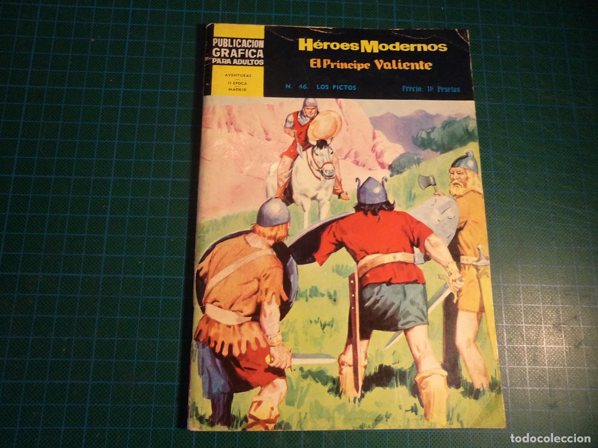 Tebeos: Heroes Modernos. N&ordm; 46. El principe valiente. Dolar. II Epoca. - Foto 1