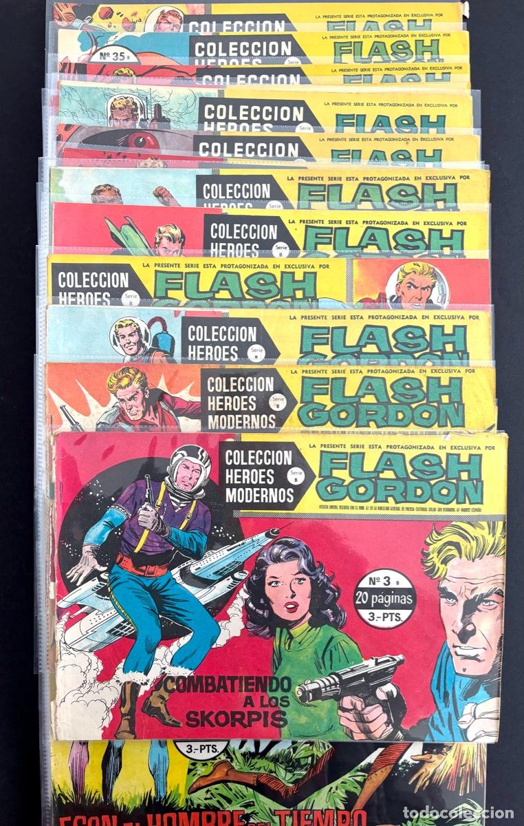 Tebeos: FLASH GORDON- LOTE 45 N&ordm; H&Eacute;ROES MODERNOS- DOLAR 1964 - Foto 1