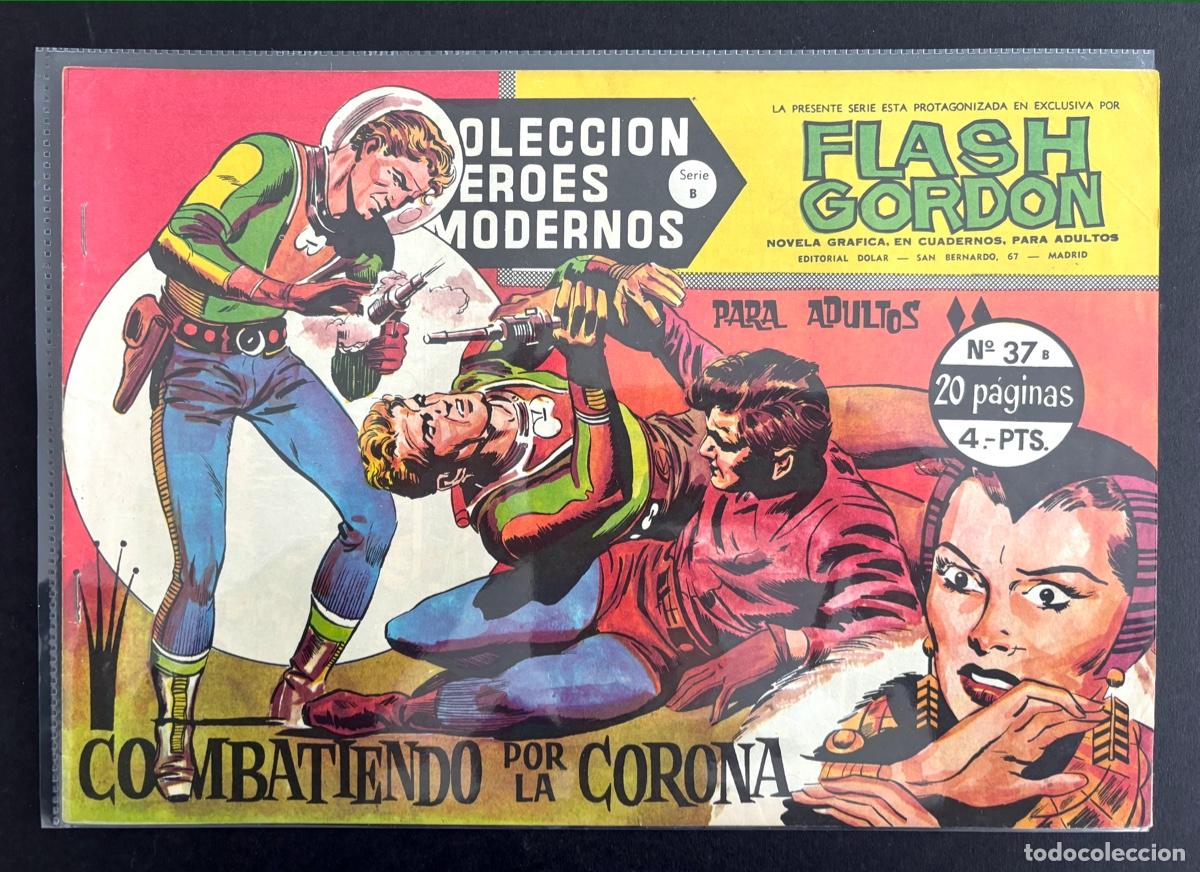 Tebeos: FLASH GORDON- LOTE 45 N&ordm; H&Eacute;ROES MODERNOS- DOLAR 1964 - Foto 3