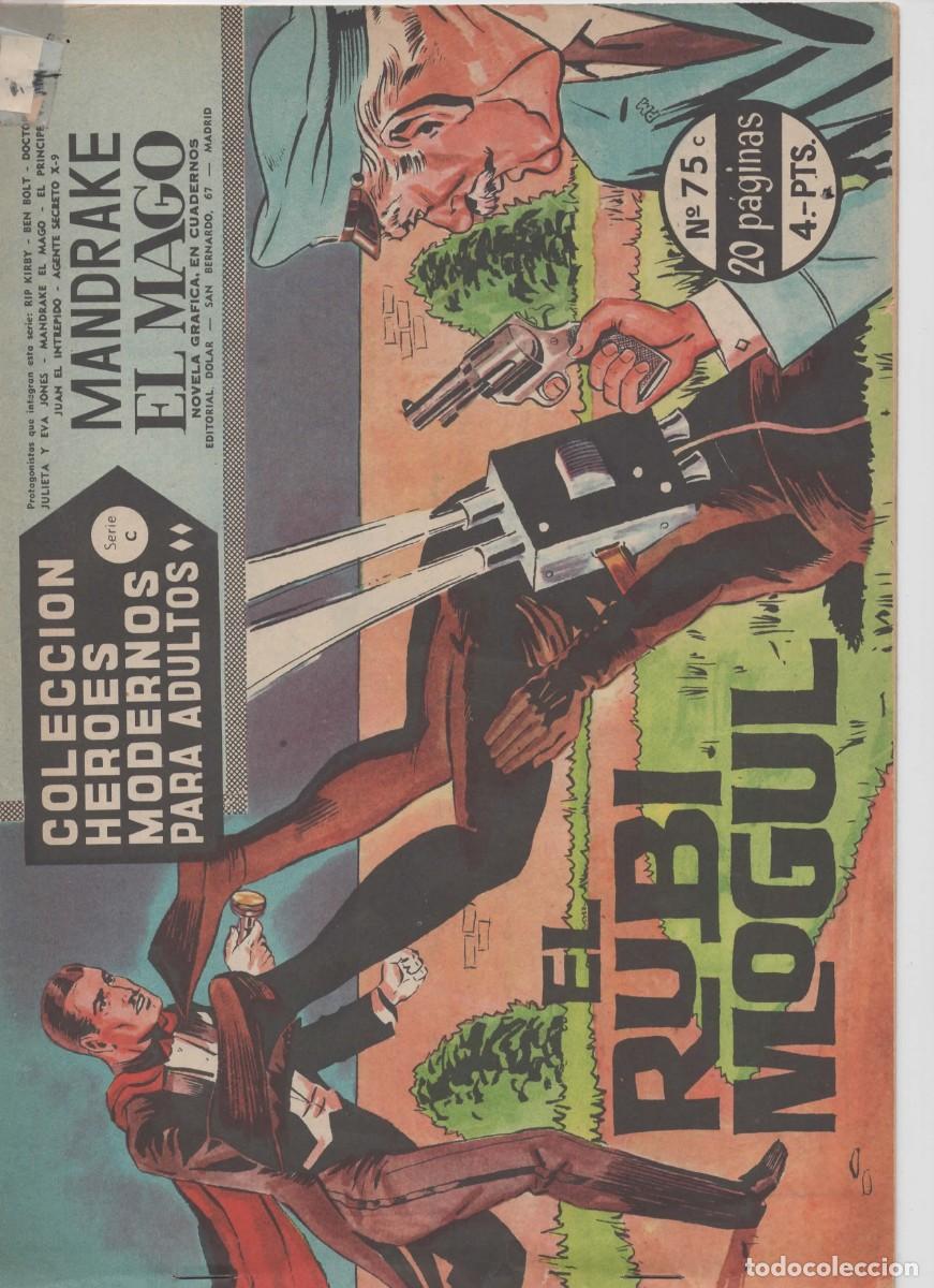 Tebeos: Mandrake el Mago n&ordm; 75-El rubi mogul - Foto 1