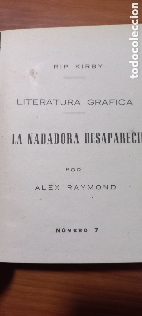 Tebeos: Rip Kirby A. Raymond Editorial Dolar Tomo II 1959 - Foto 3