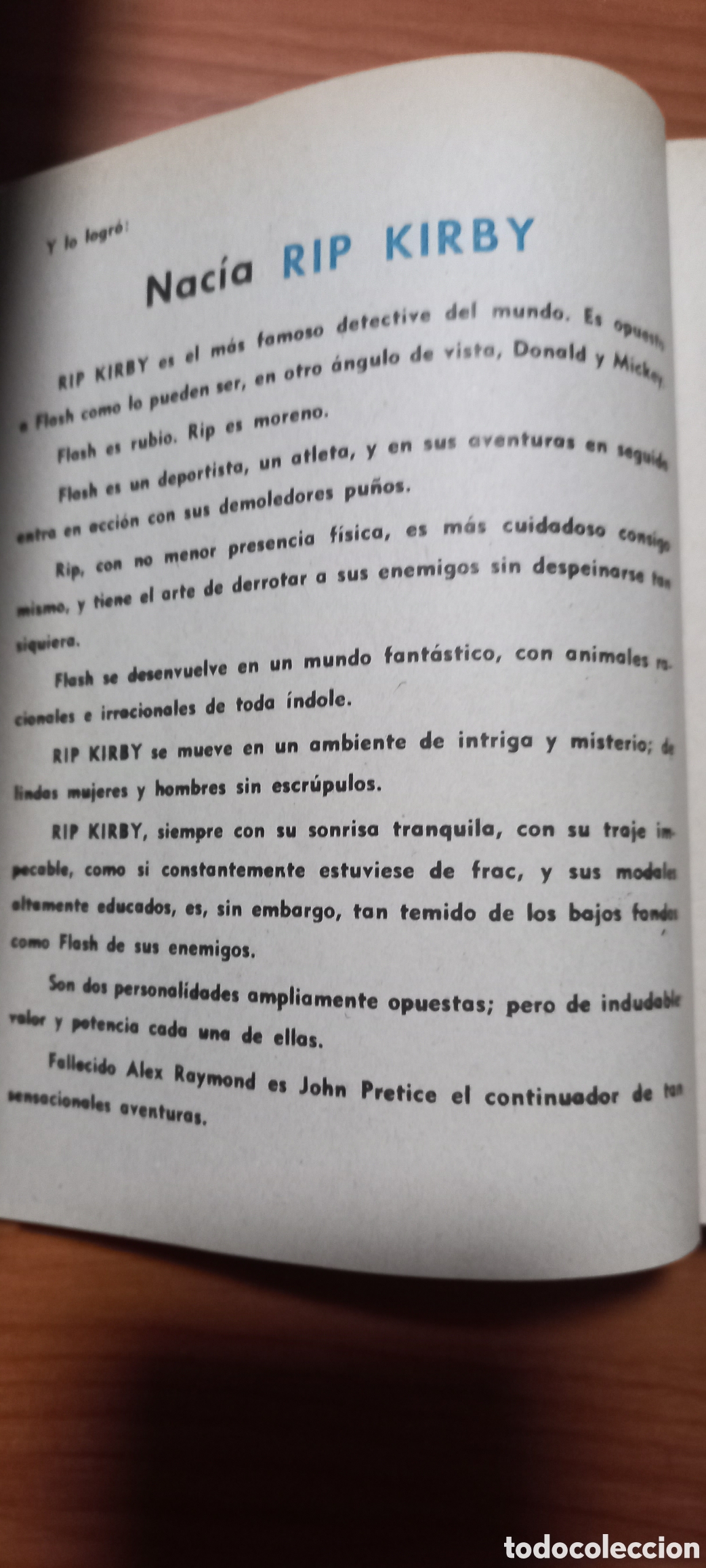 Tebeos: Rip Kirby A. Raymond Editorial Dolar Tomo I 1959 - Foto 4