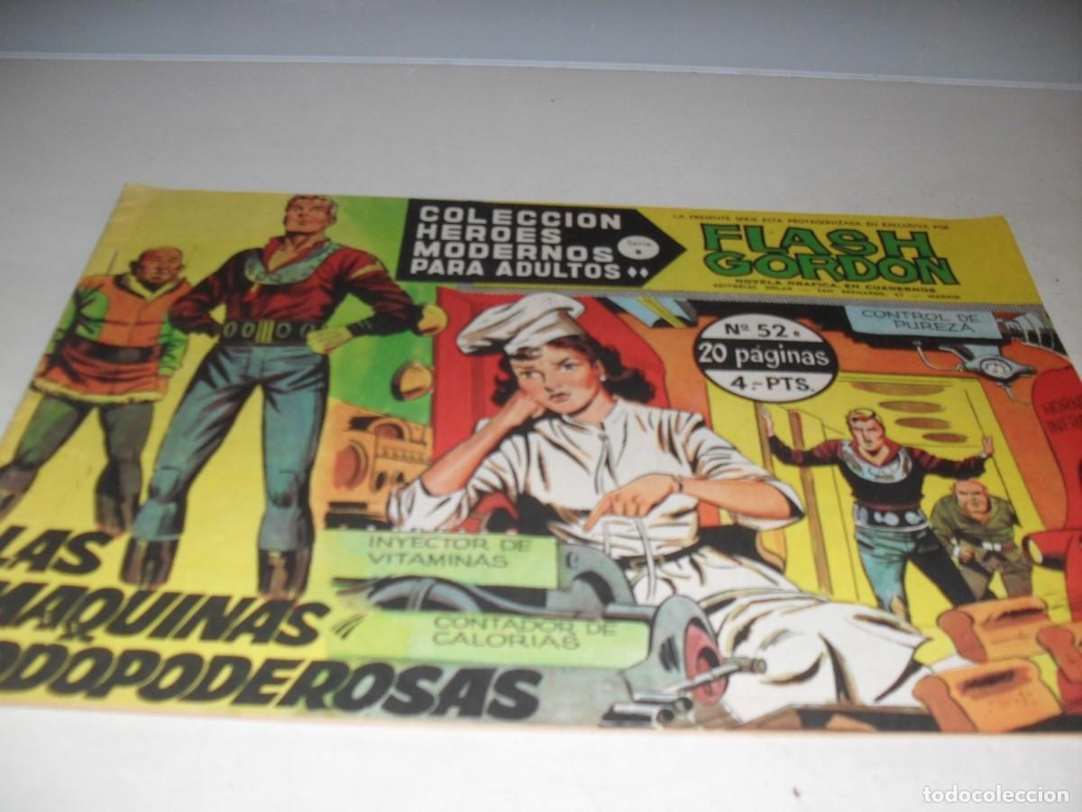 Tebeos: FLASH GORDON,SERIE B,N&ordm; 52 LAS MAQUINAS TODOPODEROSAS,(DE 75),DOLAR,1964 - Foto 1
