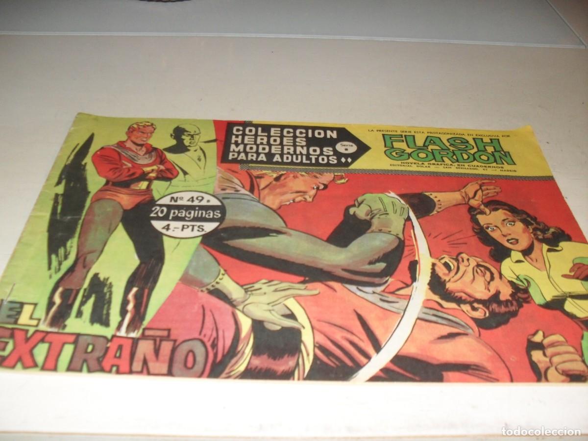 Tebeos: FLASH GORDON,SERIE B,N&ordm; 49 EL EXTRA&Ntilde;O,(DE 75),DOLAR,1964 - Foto 1
