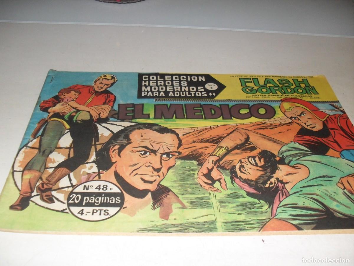 Tebeos: FLASH GORDON,SERIE B,N&ordm; 48 EL MEDICO,(DE 75),DOLAR,1964 - Foto 1