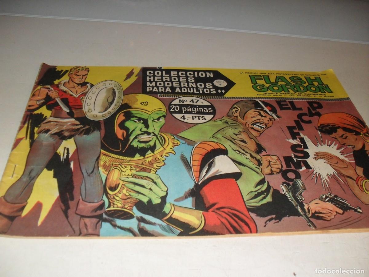 Tebeos: FLASH GORDON,SERIE B,N&ordm; 47 EL PACIFISMO,(DE 75),DOLAR,1964 - Foto 1