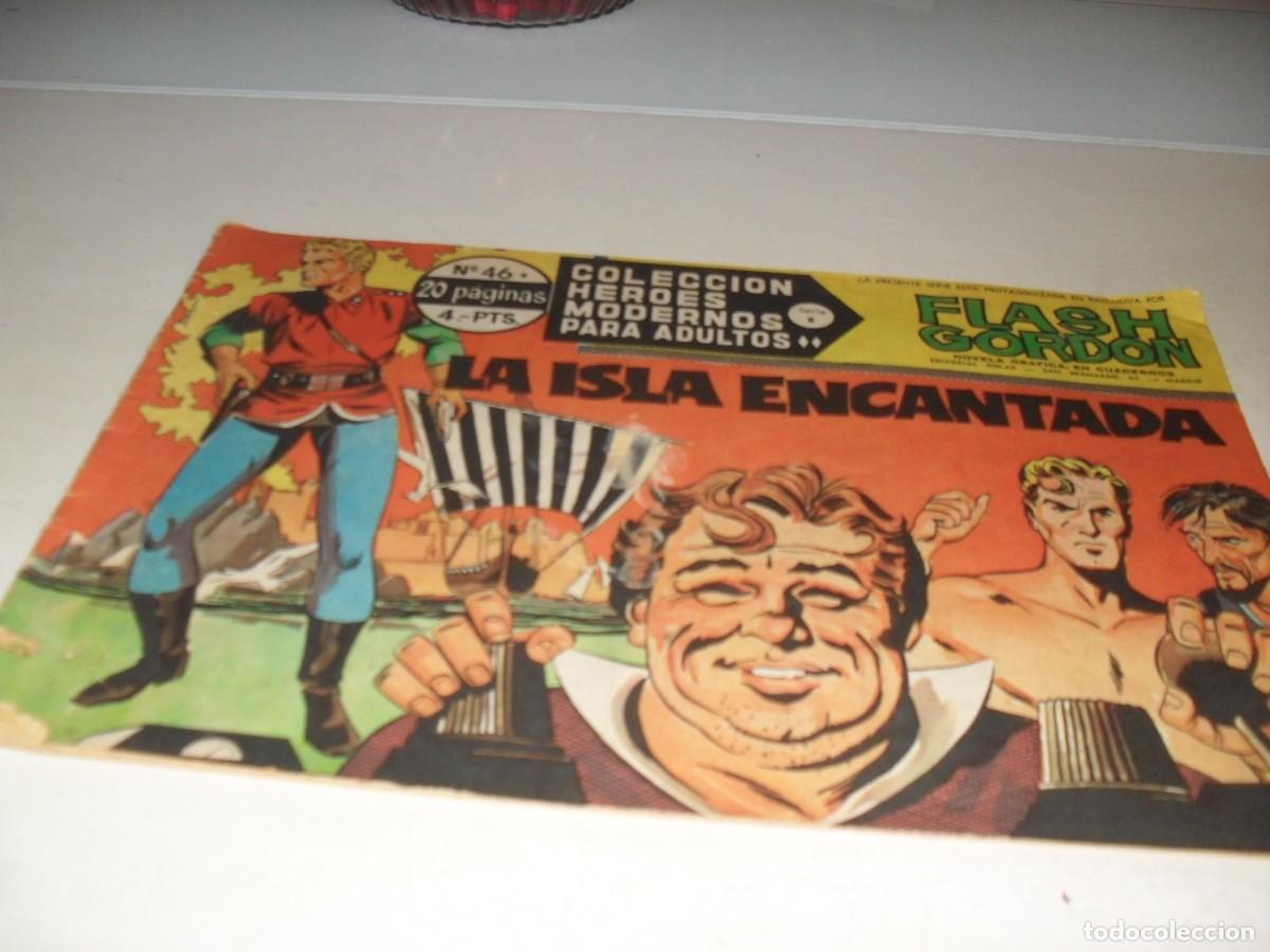 Tebeos: FLASH GORDON,SERIE B,N&ordm; 46 LA ISLA ENCANTADA,(DE 75),DOLAR,1964 - Foto 1