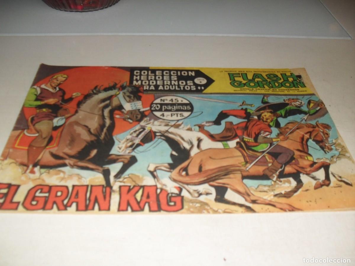 Tebeos: FLASH GORDON,SERIE B,N&ordm; 45 EL GRAN KAG,(DE 75),DOLAR,1964 - Foto 1