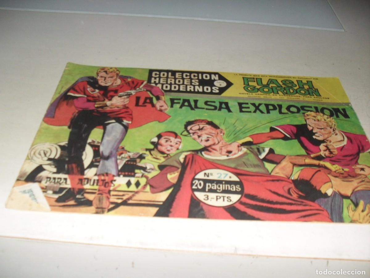 Tebeos: FLASH GORDON,SERIE B N&ordm;27 LA FALSA EXPLOSION,(DE 75),DOLAR,1964 - Foto 1