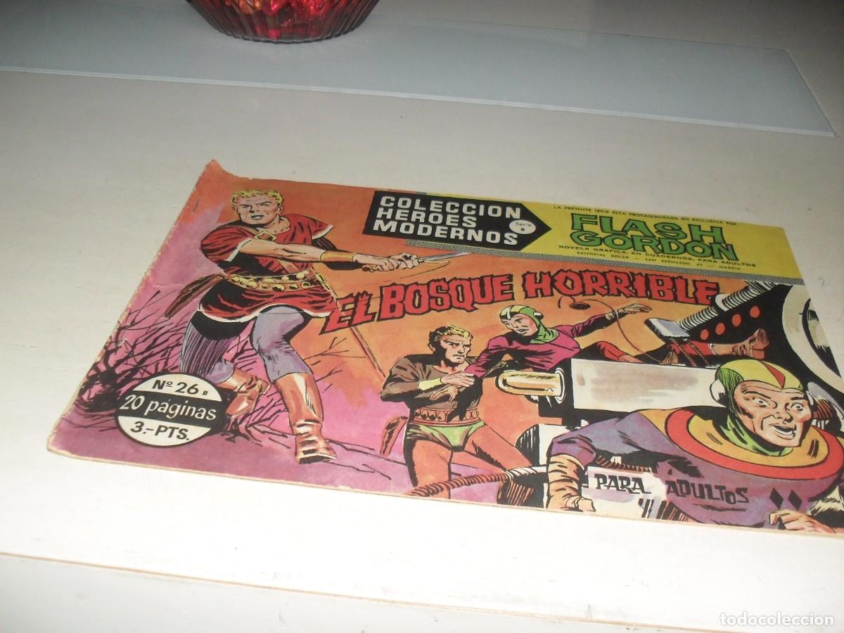 Tebeos: FLASH GORDON,SERIE B N&ordm;26 EL BOSQUE HORRIBLE,(DE 75),DOLAR,1964 - Foto 1