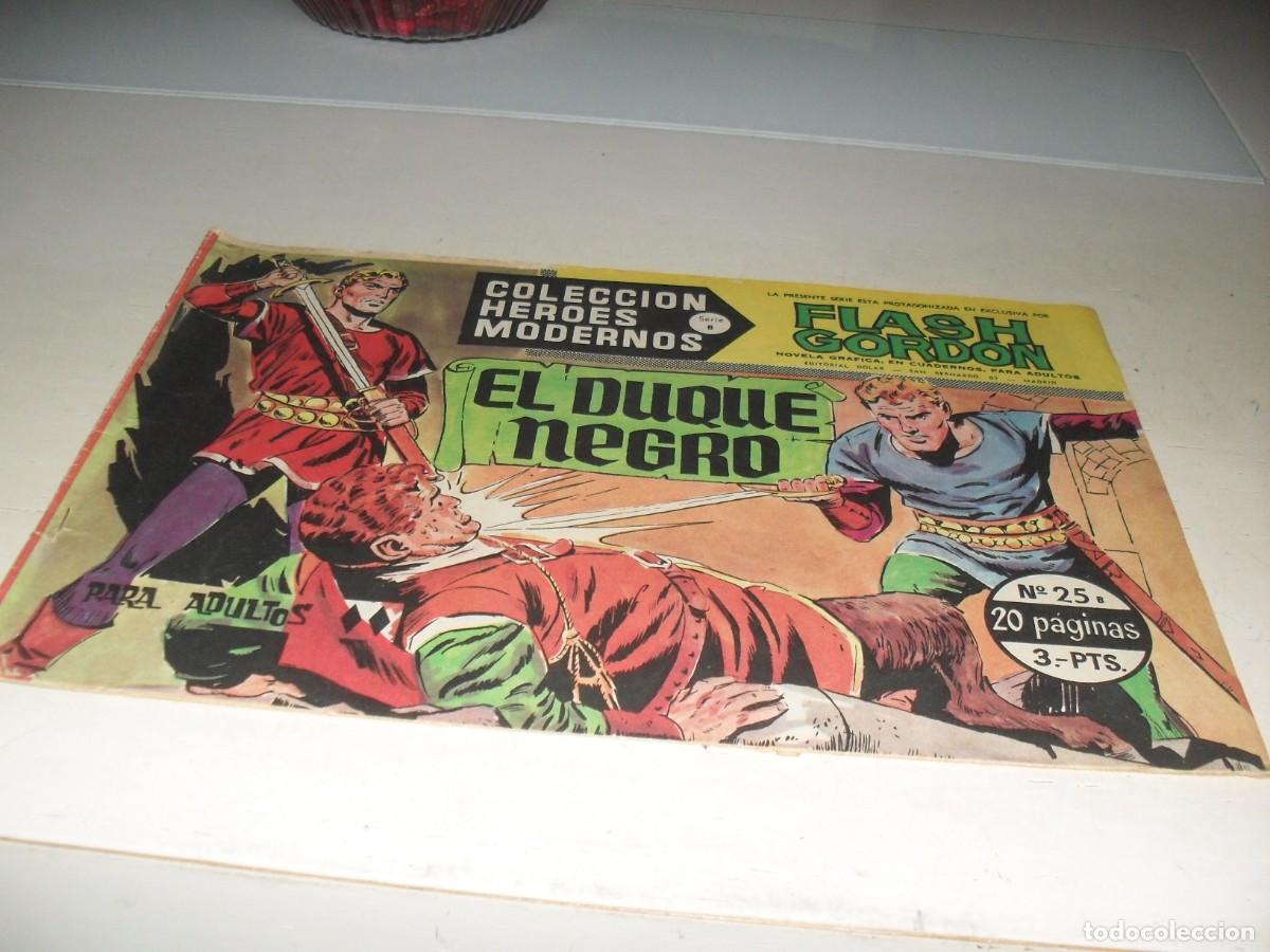 Tebeos: FLASH GORDON,SERIE B N&ordm; 25 EL DUQUE NEGRO,(DE 75),DOLAR,1964 - Foto 1