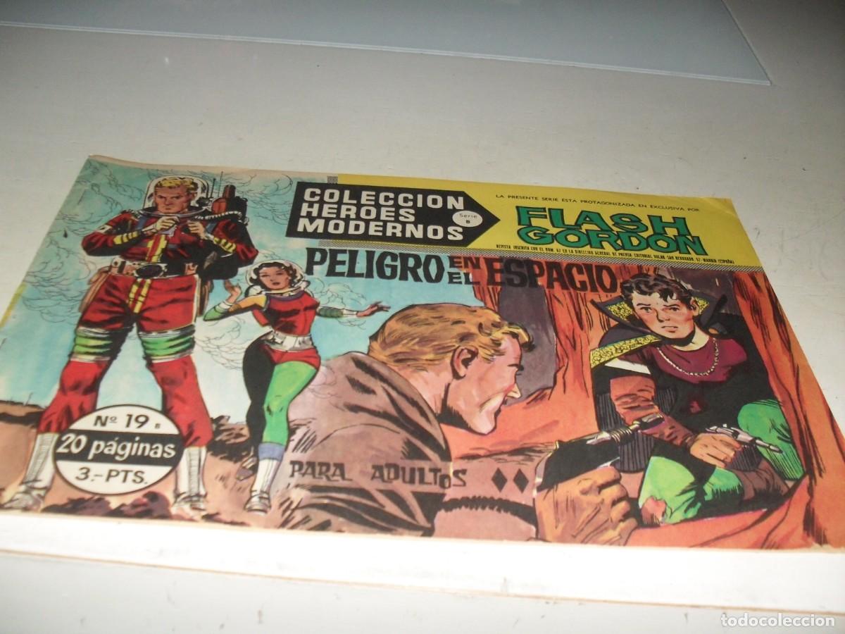 Tebeos: FLASH GORDON,SERIE B,N&ordm; 19,PELIGRO EN EL ESPACIO,(DE 75),DOLAR,1964 - Foto 1